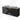 Black bathroom unit with wood-look worktop, double drawers and 4 drawers, sleek design for a modern bathroom.