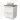 Wit badkamermeubel met houtlook blad, keramische waskom en twee lades; compact en modern design.