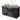 Modulo Plato Vanity units for countertop basin | 120 cm Matte black Flat front Taupe worktop 2 Stacked drawers BMK17-02477