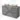 Modulo Plato Vanity units for countertop basin | 120 cm Mid grey Handle-less front Taupe worktop 2 Stacked drawers BMK17-02481