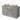 Modulo Plato Vanity units for countertop basin | 120 cm Grey oak Flat front Taupe worktop 2 Stacked drawers BMK17-02505