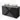 Black bathroom unit with two white vanity units for countertop wash basins and a green worktop made of ceramic, modern design for stylish bathrooms.