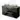 Modulo Plato Vanity units for countertop basin | 120 cm High-gloss black Flat front Sage green worktop 2 Stacked drawers BMK17-02618