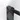 Black aluminium profiles of a shower screen with clear glass, sleek design for a modern bathroom.