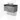 Modulo Plato Vanity units for countertop basin | 80 cm Light grey concrete Handle-less front Matte black worktop 1 drawer BMK11-02839