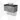 Modulo Plato Vanity units for countertop basin | 80 cm Light grey concrete Handle-less front High-gloss black worktop 1 drawer BMK11-02845
