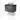 Modulo Plato Vanity units for countertop basin | 60 cm Dark grey concrete Handle-less front High-gloss black worktop 1 drawer BMK11-02896