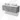 Modulo Plato Vanity units for countertop basin | 120 cm Light grey concrete Handle-less front High-gloss white worktop 2 Side-by-side drawers BMK12-01846