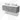 Modulo Plato Vanity units for countertop basin | 120 cm Light grey concrete Handle-less front Matte white worktop 2 Side-by-side drawers BMK12-01847