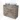Modulo Plato Vanity units for countertop basin | 100 cm Oak Handle-less front Light grey concrete worktop 2 stacked drawers under each other BMK13-01013