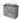 Modulo Plato Vanity units for countertop basin | 100 cm Light grey concrete Handle-less front Dark grey worktop 2 stacked drawers under each other BMK13-01037