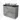 Modulo Plato Vanity units for countertop basin | 100 cm Light grey concrete Handle-less front Black oak worktop 2 stacked drawers under each other BMK13-01040
