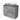 Modulo Plato Vanity units for countertop basin | 100 cm Light grey concrete Handle-less front Dark brown oak worktop 2 stacked drawers under each other BMK13-01045