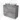 Modulo Plato Vanity units for countertop basin | 100 cm Light grey concrete Handle-less front Light grey concrete worktop 2 stacked drawers under each other BMK13-01047