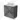 Modulo Plato Vanity units for countertop basin | 80 cm Dark grey concrete Handle-less front High-gloss white worktop 2 stacked drawers under each other BMK13-01052