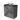 Modulo Plato Vanity units for countertop basin | 80 cm Dark grey concrete Handle-less front High-gloss black worktop 2 stacked drawers under each other BMK13-01055