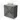 Modulo Plato Vanity units for countertop basin | 80 cm Dark grey concrete Handle-less front Light grey oak worktop 2 stacked drawers under each other BMK13-01059