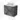 Modulo Plato Vanity units for countertop basin | 80 cm Dark grey concrete Handle-less front High-gloss white worktop 2 Stacked drawers BMK17-02921