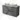 Modulo Plato Vanity units for countertop basin | 120 cm Dark grey concrete Handle-less front Light grey oak worktop 2 Stacked drawers BMK17-02962
