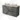 Modulo Plato Vanity units for countertop basin | 120 cm Dark grey concrete Handle-less front Light brown oak worktop 2 Stacked drawers BMK17-02963