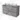 Modulo Plato Vanity units for countertop basin | 120 cm Light grey concrete Handle-less front Mid grey worktop 4 drawers BMK18-01858