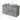 Modulo Plato Vanity units for countertop basin | 120 cm Light grey concrete Handle-less front Sage green worktop 4 drawers BMK18-01863