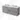 Modulo Plato Vanity units for countertop basin | 160 cm Light grey concrete Handle-less front High-gloss white worktop 4 drawers BMK18-01890