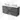 Modulo Plato Vanity units for countertop basin | 140 cm Dark grey concrete Handle-less front Matte white worktop 4 drawers BMK18-01932