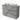 Modulo Plato Vanity units for countertop basin | 120 cm Light grey concrete Handle-less front Oak worktop 3 drawers BMK19-01565