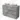 Modulo Plato Vanity units for countertop basin | 120 cm Light grey concrete Handle-less front Light grey oak worktop 3 drawers BMK19-01566