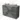 Modulo Plato Vanity units for countertop basin | 120 cm Dark grey concrete Handle-less front Taupe worktop 3 drawers BMK19-01608