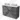Modulo Plato Vanity units for countertop basin | 120 cm Dark grey concrete Handle-less front High-gloss white worktop 3 drawers BMK19-01610