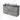 Modulo Plato Slim Vanity units for countertop basin | 120 cm Light grey concrete Handle-less front Dark grey worktop 4 drawers BMK38-00509