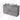 Modulo Plato Slim Vanity units for countertop basin | 120 cm Light grey concrete Handle-less front Light grey concrete worktop 4 drawers BMK38-00517