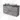 Modulo Plato Slim Badmöbel mit Aufsatzwaschbecken | 120 cm Hellgrauer Beton Grifflos front Dunkelgrauer Beton blatt 4 Schubladen BMK38-00518