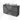 Modulo Plato Slim Badmöbel mit Aufsatzwaschbecken | 120 cm Dunkelgrauer Beton Grifflos front Dunkelgrau blatt 4 Schubladen BMK38-00523