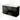 Modulo Vanity units with basin | 120 cm High-gloss black Handle-less front Mineral marble 2 Stacked drawers BMW17-04690