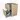 Modulo Plato Vanity units for countertop basin | 80 cm Light brown oak Handle-less front Mid grey worktop 2 stacked drawers under each other BMK13-00898