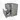 Modulo Plato Vanity units for countertop basin | 80 cm Light grey concrete Handle-less front Mid grey worktop 2 stacked drawers under each other BMK13-01017