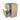 Modulo Plato Vanity units for countertop basin | 80 cm Light brown oak Handle-less front Matte black worktop 2 high drawers standing drawers under each other BMK13S-00225