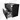 Modulo Plato Vanity units for countertop basin | 100 cm Black oak Flat front High-gloss white worktop 2 stacked drawers under each other BMK13-01116