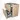 Modulo Plato Vanity units for countertop basin | 100 cm Light brown oak Handle-less front High-gloss white worktop 2 stacked drawers under each other BMK13-00941