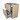 Modulo Plato Vanity units for countertop basin | 100 cm Light brown oak Handle-less front High-gloss white worktop 2 high drawers standing drawers under each other BMK13S-00241
