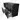 Modulo Plato Vanity units for countertop basin | 120 cm Black oak Flat front High-gloss black worktop 4 high drawers BMK14-00844