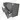 Modulo Plato Vanity units for countertop basin | 160 cm Dark grey concrete Handle-less front High-gloss black worktop 4 high drawers BMK14-00827