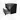 Modulo Plato Vanity units for countertop basin | 60 cm Black oak Flat front Black oak worktop 2 Stacked drawers BMK17-02253