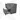 Modulo Plato Vanity units for countertop basin | 60 cm Dark grey concrete Handle-less front High-gloss black worktop 2 Stacked drawers BMK17-02907
