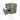 Modulo Plato Vanity units for countertop basin | 60 cm Sage green Handle-less front Oak worktop 2 Stacked drawers BMK17-02186