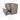 Modulo Plato Vanity units for countertop basin | 80 cm Taupe Flat front Dark grey worktop 2 Stacked drawers BMK17-01995