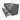 Modulo Plato Vanity units for countertop basin | 120 cm Dark grey concrete Handle-less front High-gloss white worktop 2 Stacked drawers BMK17-02955